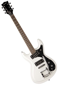 Jay Turser JT-MOS-WHT Mosman Mach 1 Mosrite Style Electric Guitar