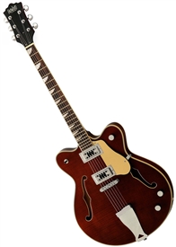 Eastwood Classic 6 Hollowbody Electric Guitar - Walnut, Orange, White, Black, Purple, Blue or Lefty